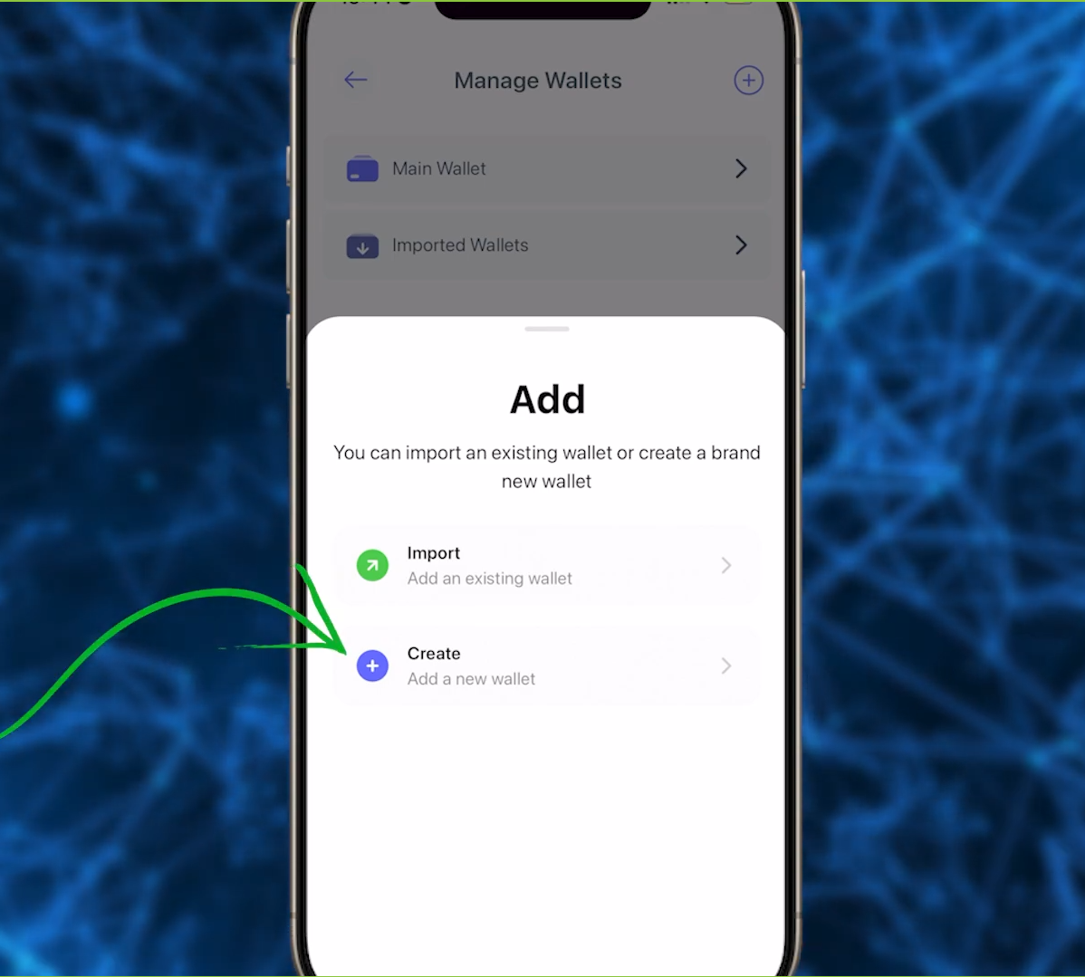 كيفية إنشاء محفظة ضمن تطبيق Best Wallet