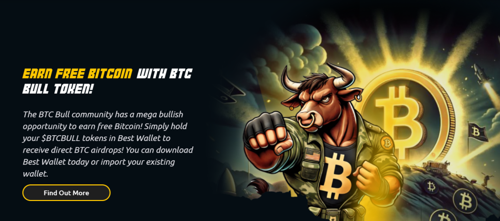 Bitcoin Bull (BTCBULL) – حشد مجتمع البيتكوين من خلال توزيعات البيتكوين المجانية