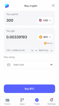 شراء أو استلام العملات الرقمية و بيتكوين