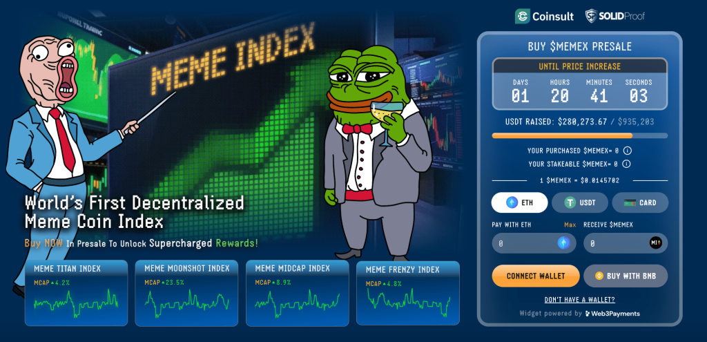 Meme Index преварителна продажба