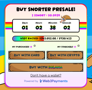 Snorter предпродажба