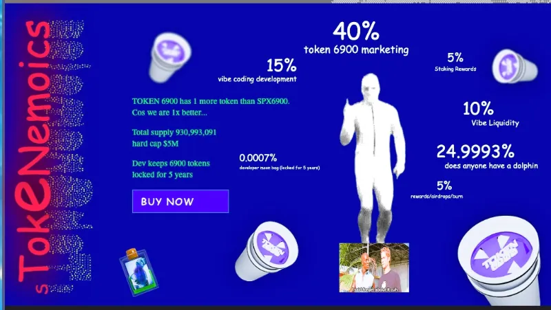 Token6900 tokenomics