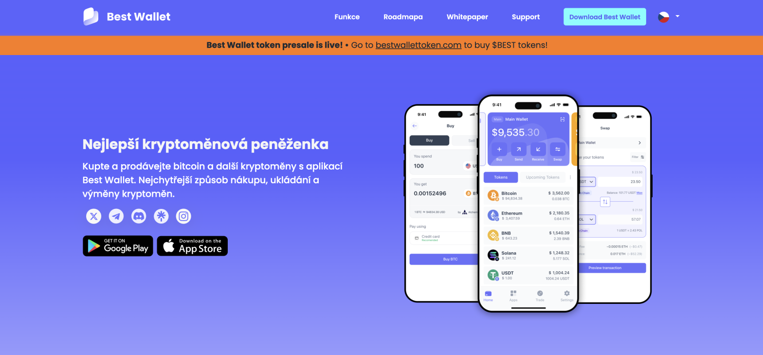 Best Wallet kryptopeněženka