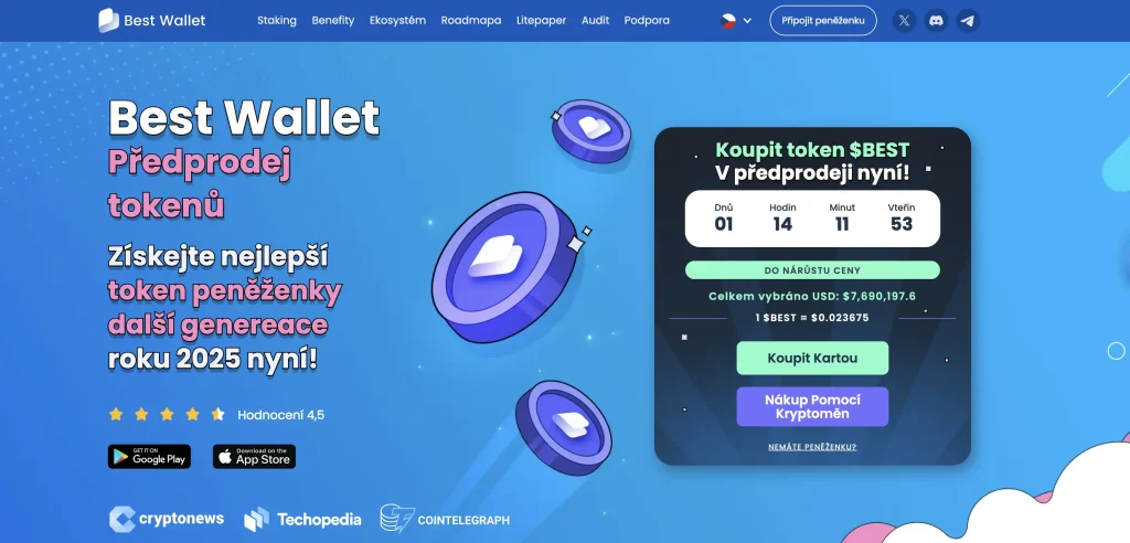 předprodej Best Wallet Token