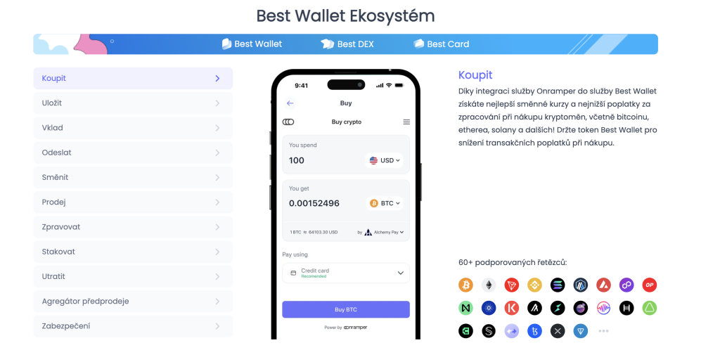 Best Wallet Token ekosystém