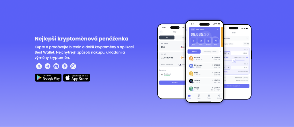 Nejlepší kryptoměnová peněženka Best Wallet