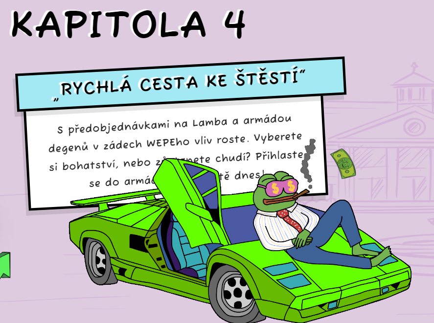 Kapitola 4 tokenu WEPE