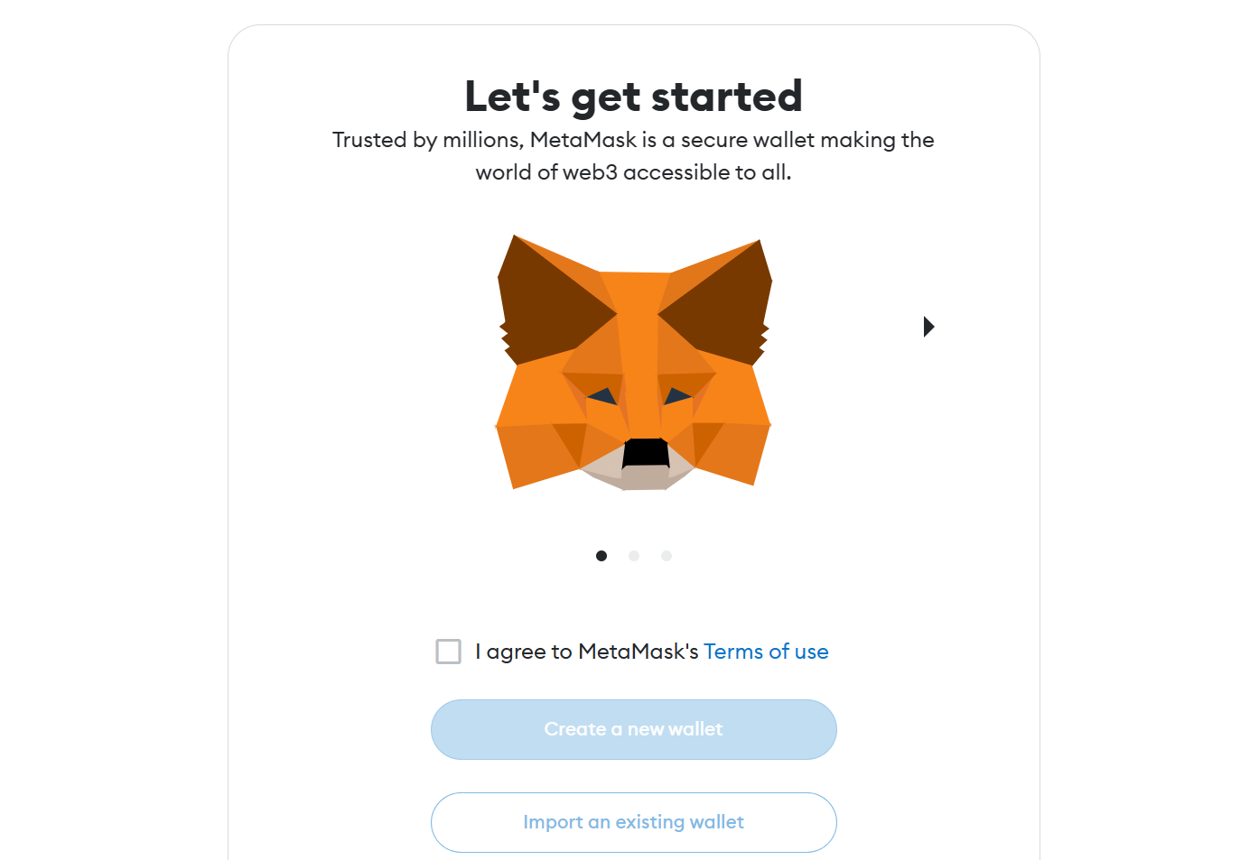 Kryptopeněženka MetaMask 