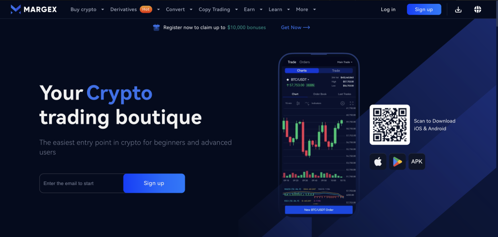 Margex - burza bez KYC