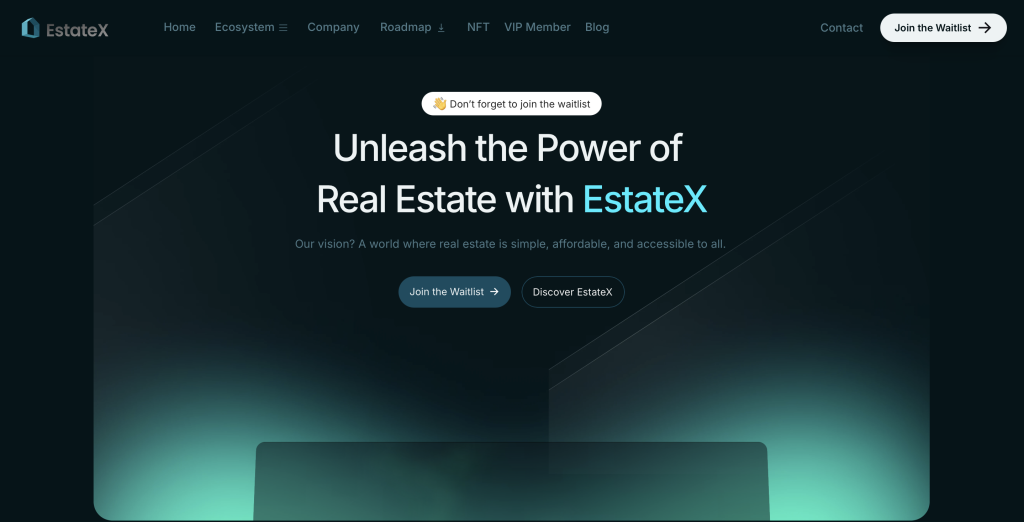 EstateX nové ethereum ICO