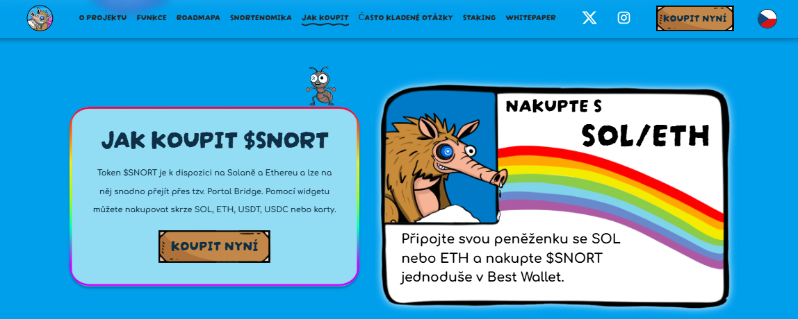 Jak koupit snort.