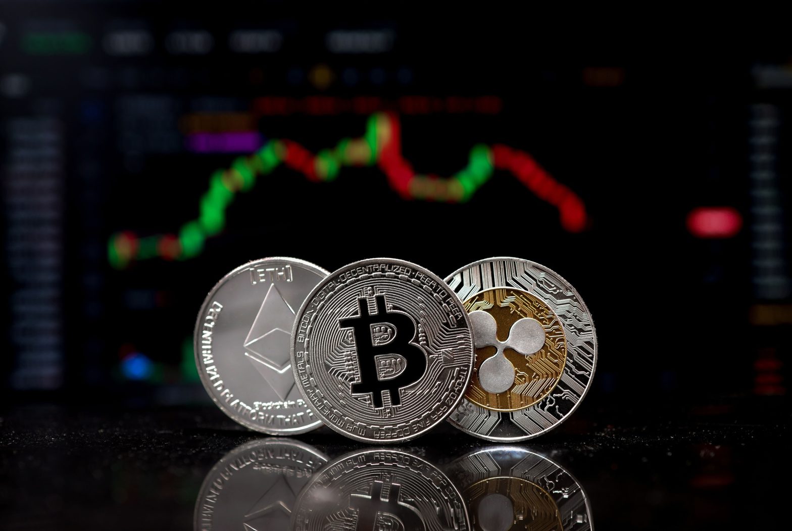 predikce pro 3 největší kryptoměny - bitcoin, ethereum a ripple
