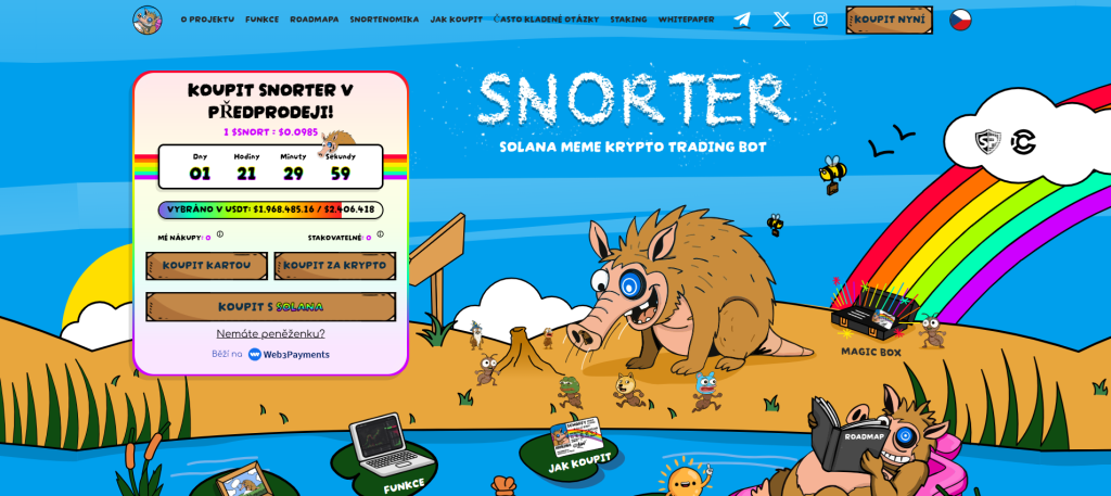 Oficiální stránky projektu Snorter Bot