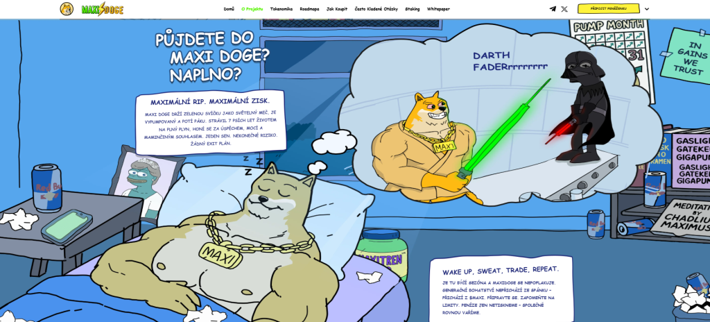 O projektu jak koupit maxi Doge