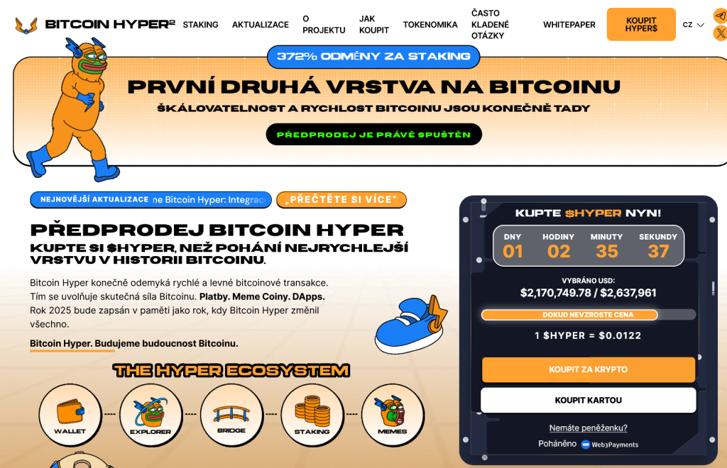 bitcoin hyper kryptoměna zdarma