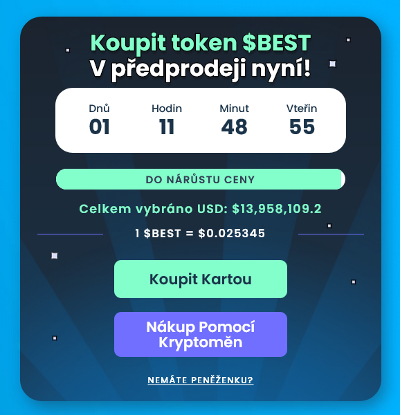 předprodej kryptoměny $best