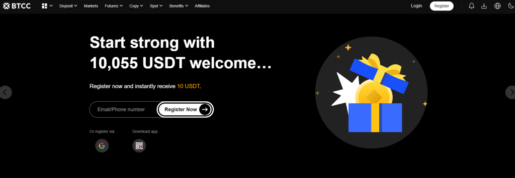 BTCC homepage, jak koupit ethereum