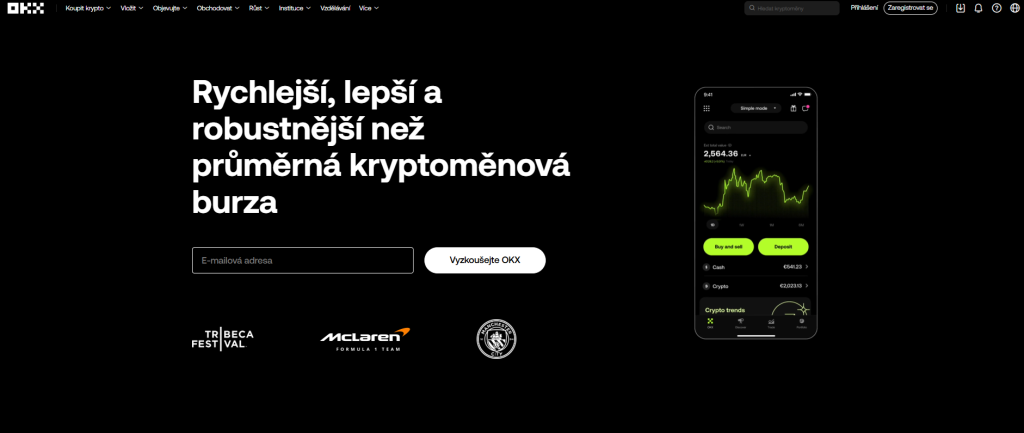 Burza OKX s krypto peněženkou OKX Wallet
