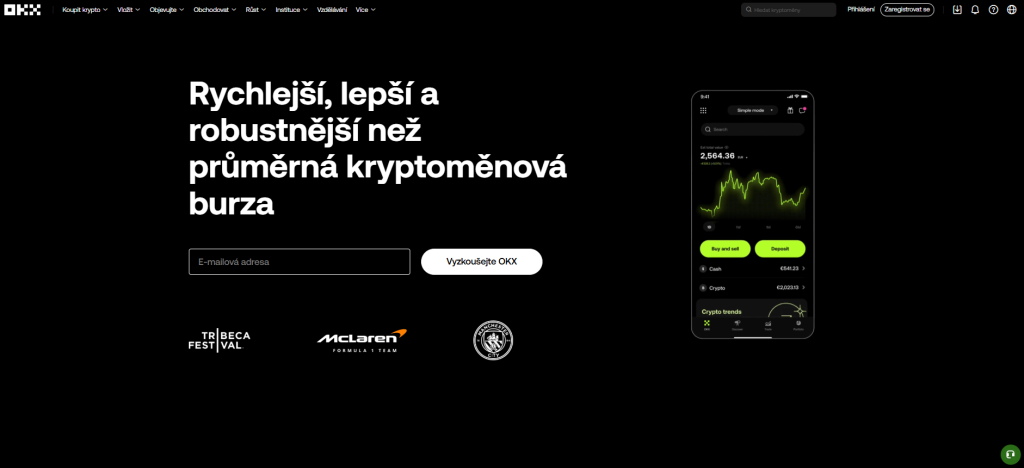 Burza OKX a OKX wallet