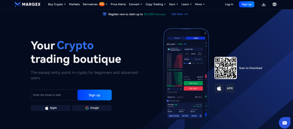 Crypto burza Margex - Jak koupit bitcoin