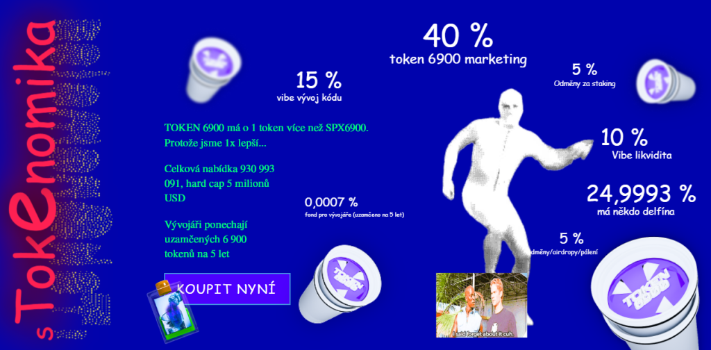Tokenomika projektu TOKEN6900