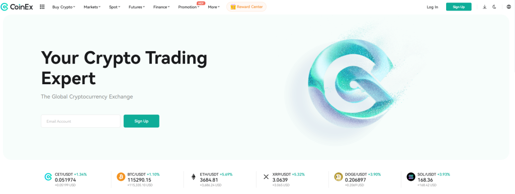 Kryptoměnová burza CoinEx - Jak koupit bitcoin
