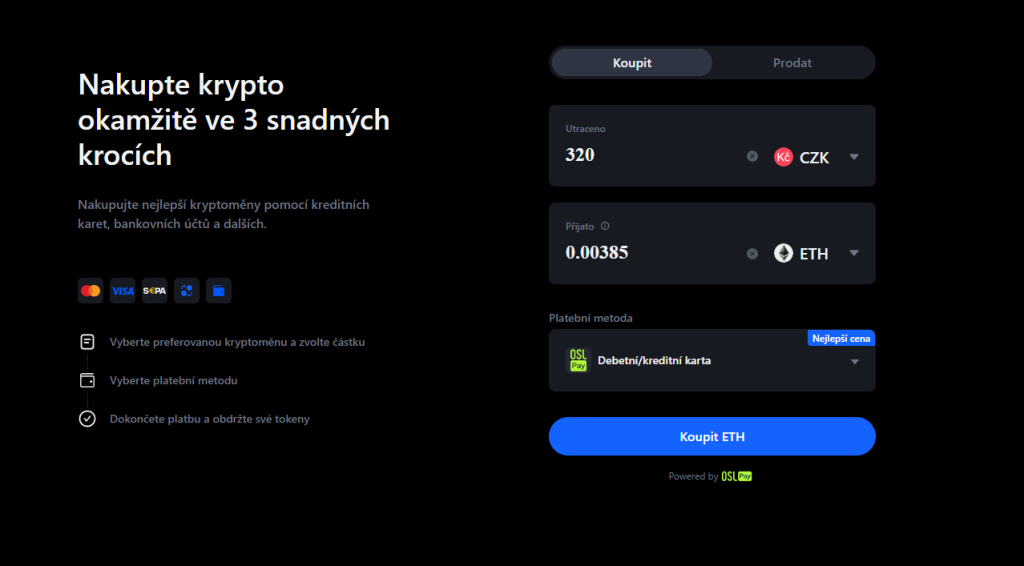 jak koupit ethereum