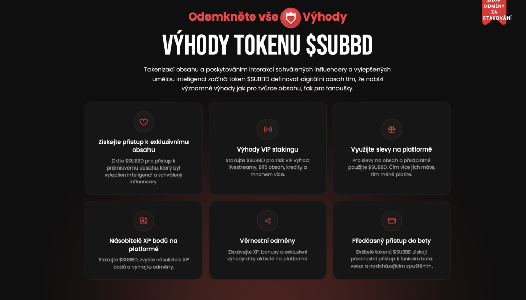 Benefity SUBBD