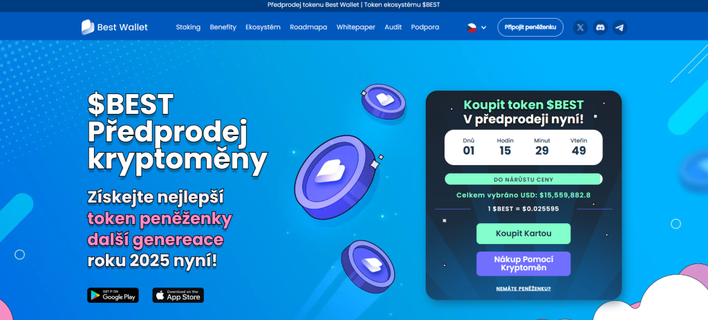 Stránky Best Wallet Tokenu