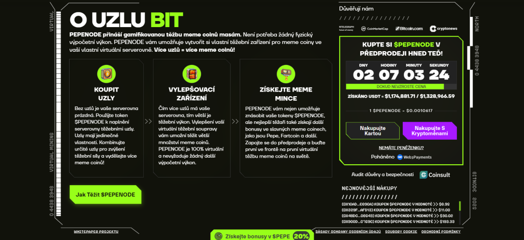 O projektu Pepenode