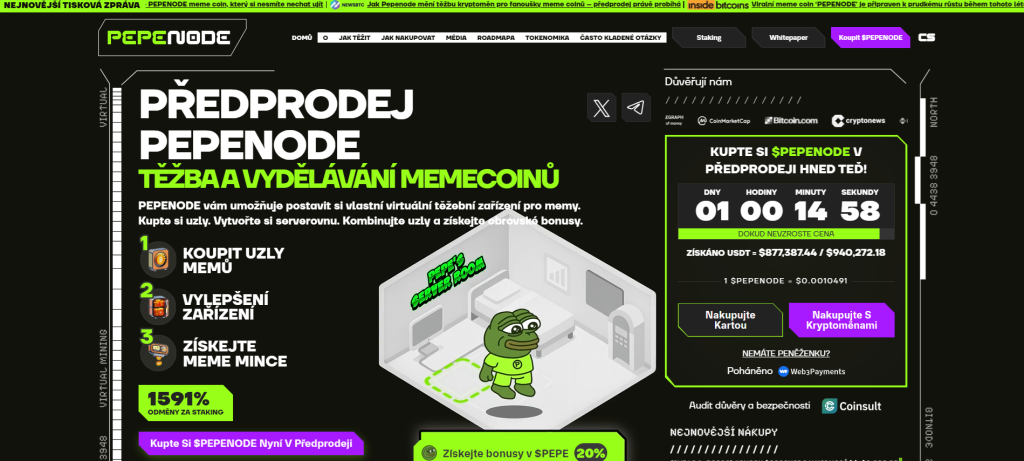 Pepenode oficiální web