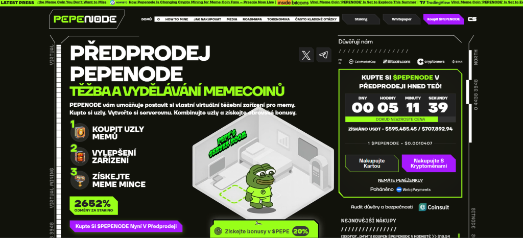 Oficiální web PEPENODE