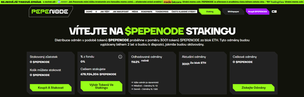 Staking PEPENODE