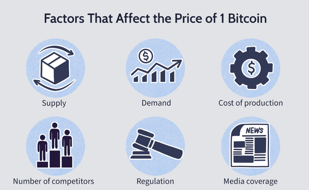 Faktory ovlivňující volatilitu bitconu