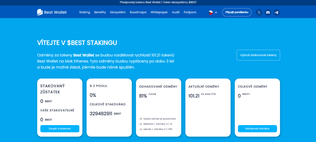 Best Wallet Token staking