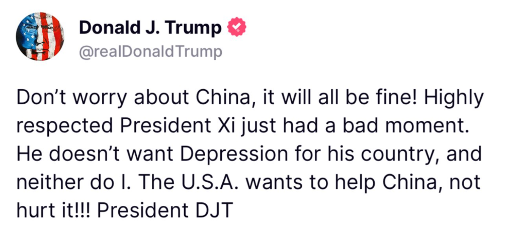 Donald trump - krypto tweet
