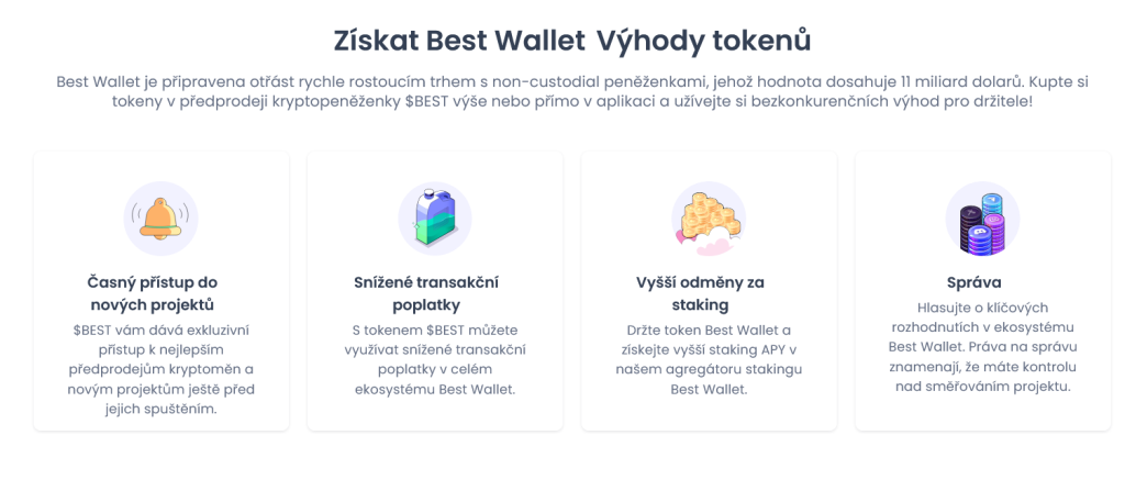 výhody držení best wallet tokenu