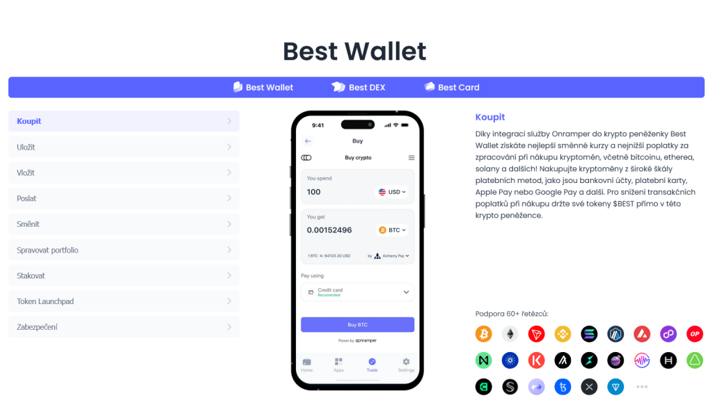 best wallet peněženka tokeny best