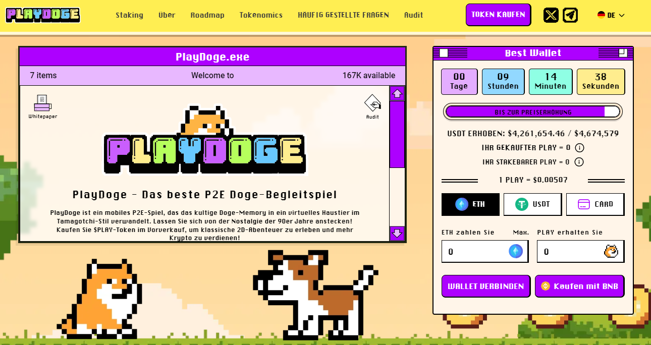 PlayDoge Startseite