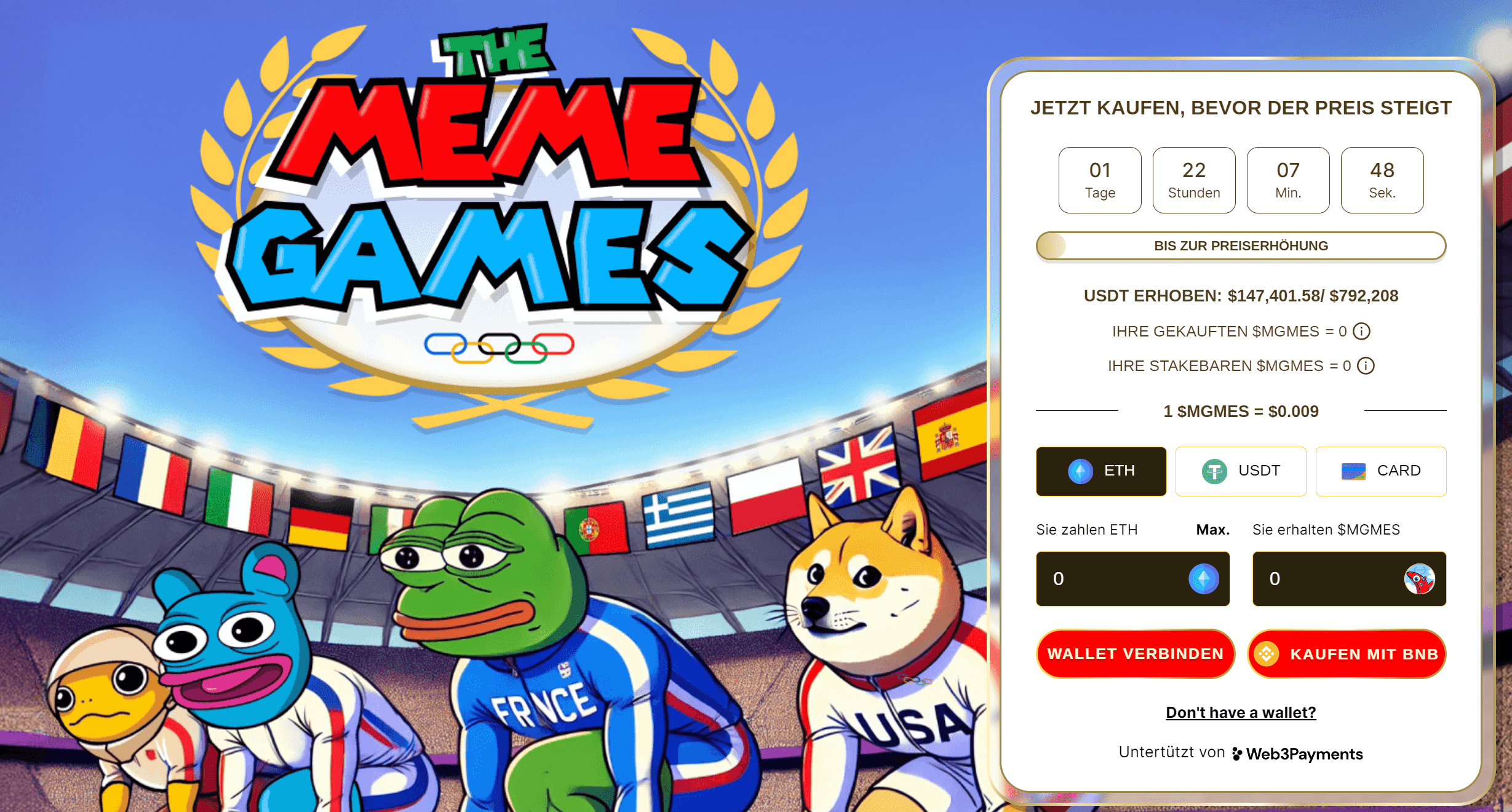 The Meme Games Startseite