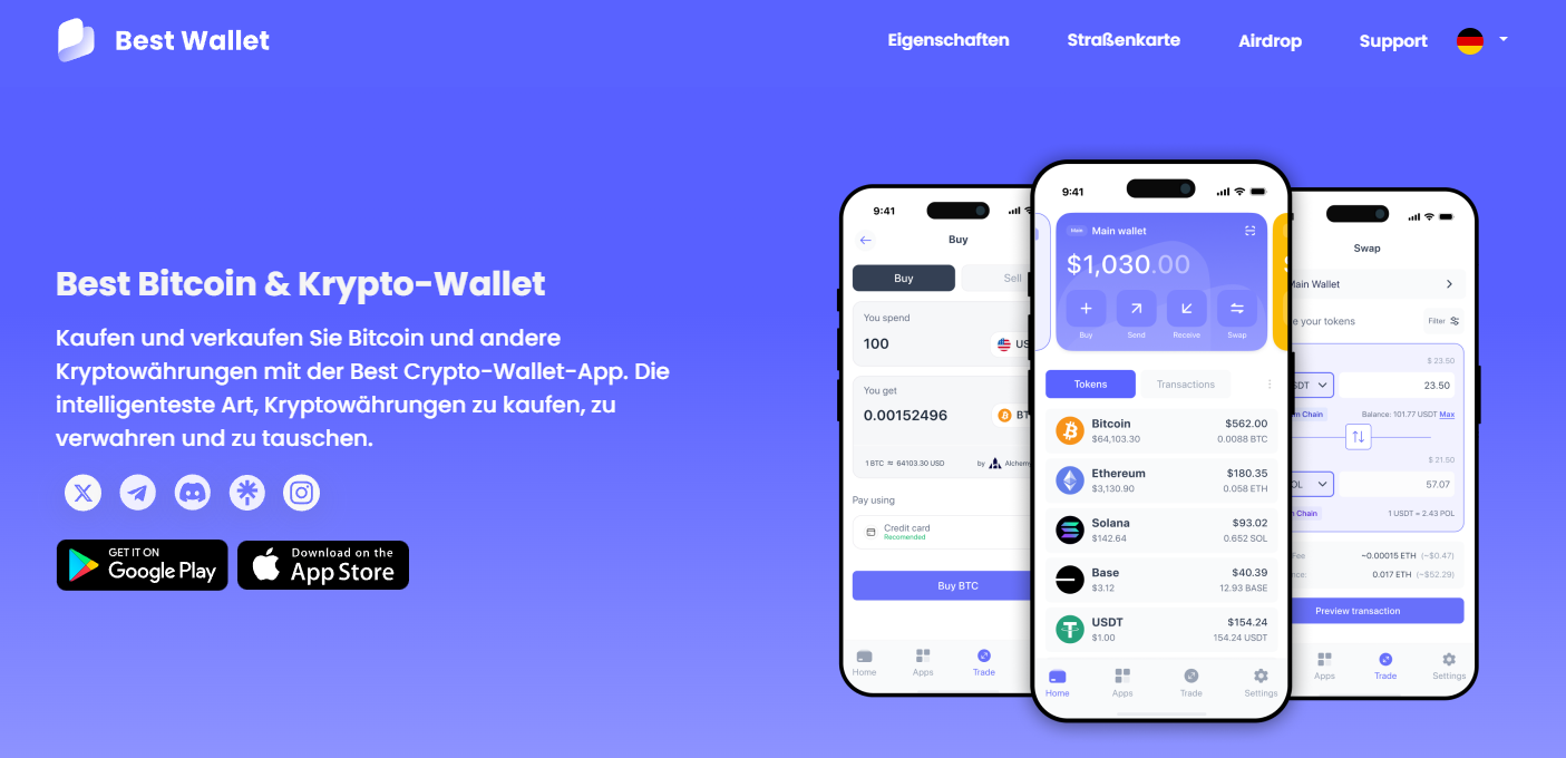 Best Wallet Startseite