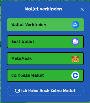 Wallet Verbinden