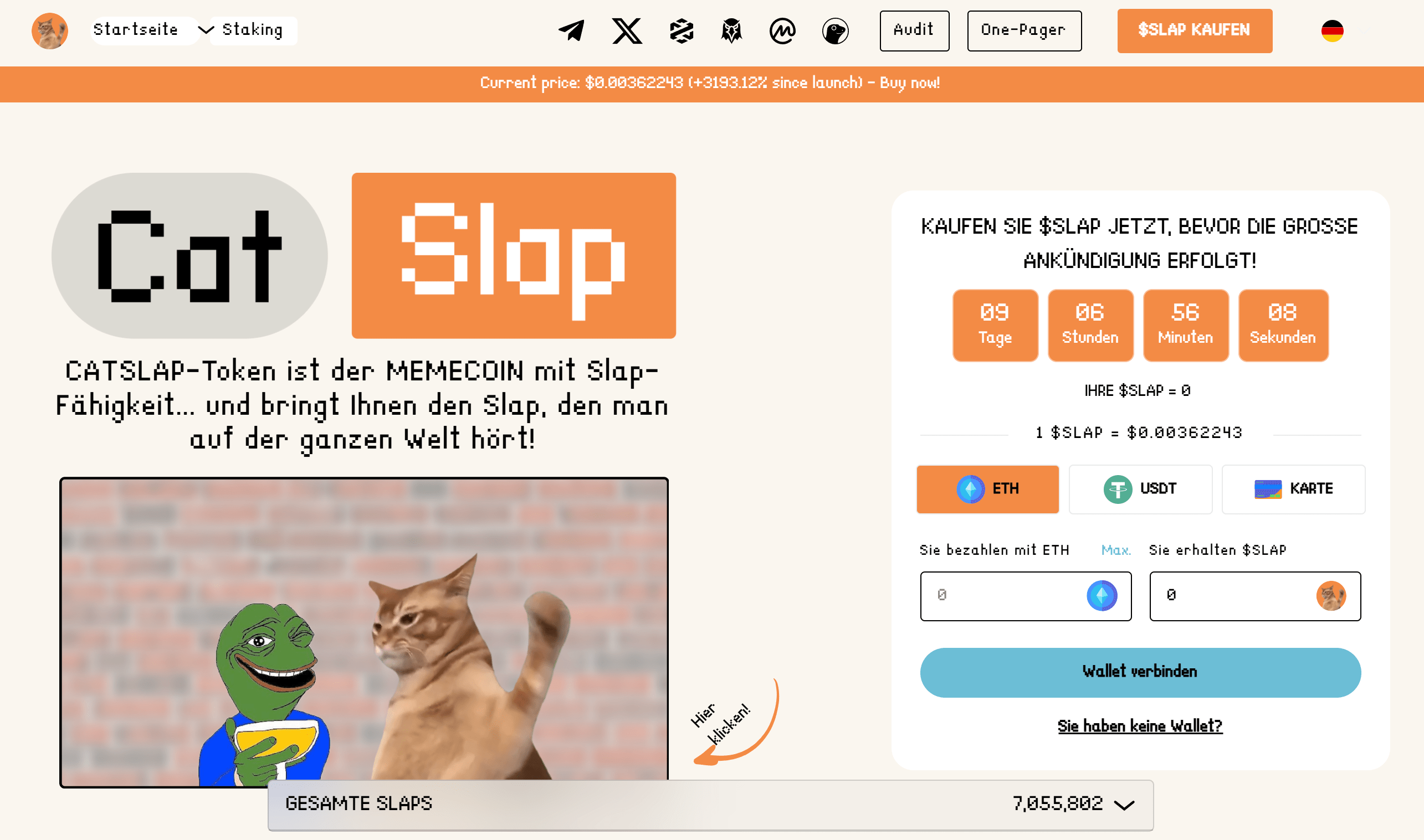 CatSlap Startseite