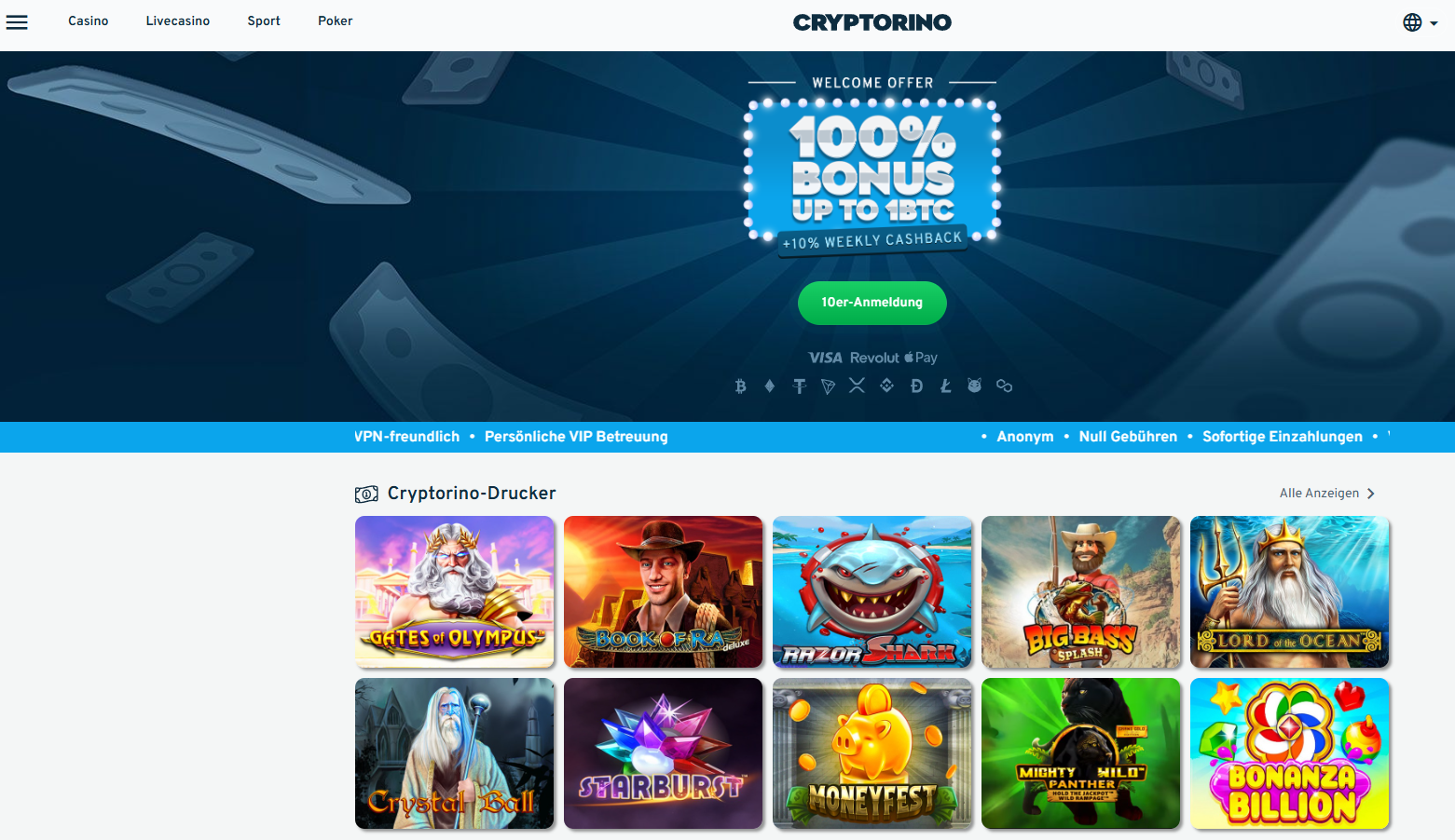 cryptorino startseit
