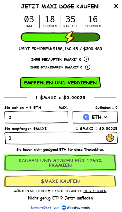 maxidoge kaufen