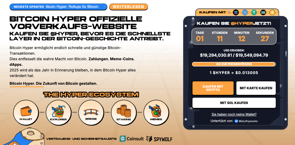 Bitcoin Hyper Presale Oktober25