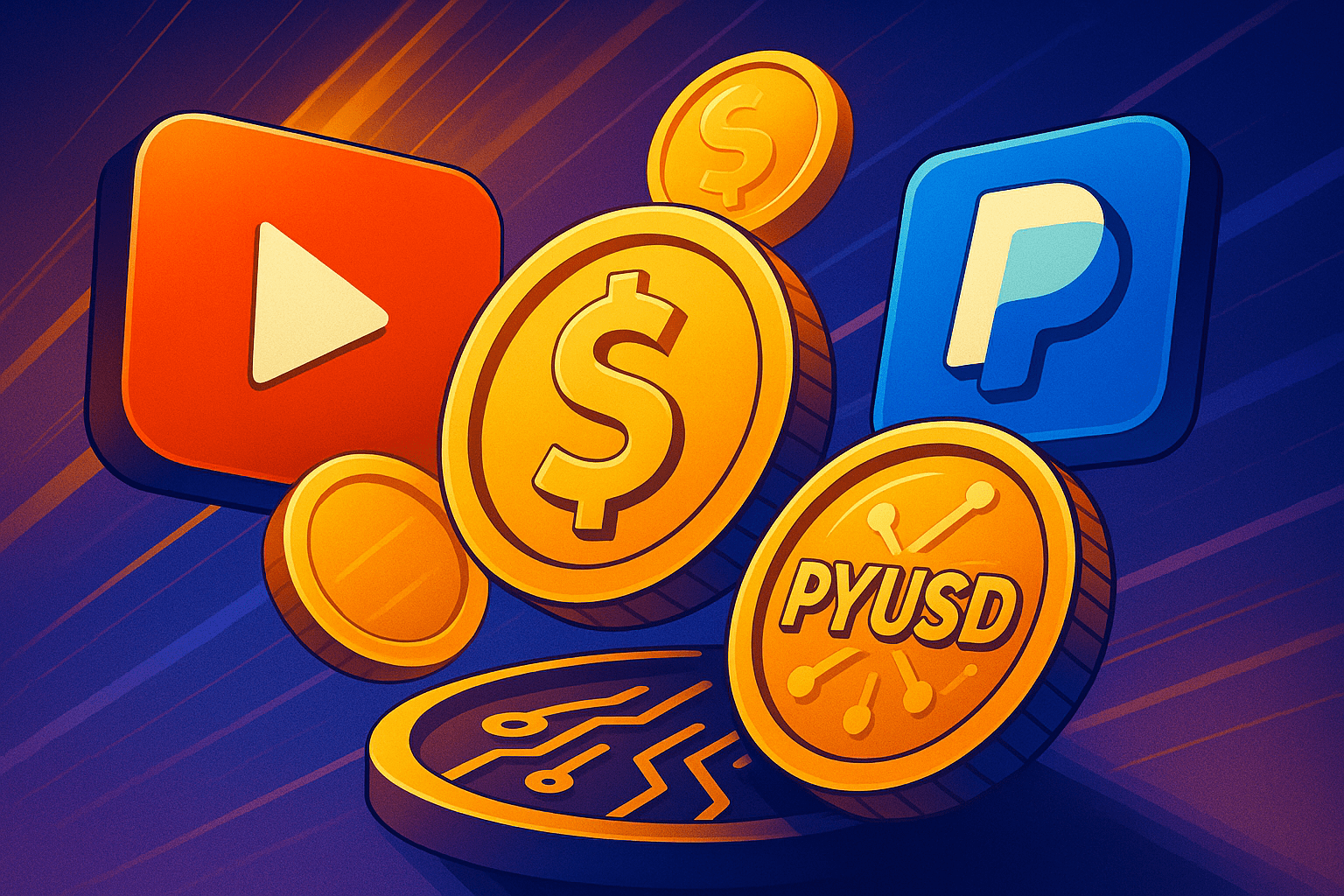 Krypto-Adoption: YouTube erlaubt Einnahmen in PayPal-Stablecoin