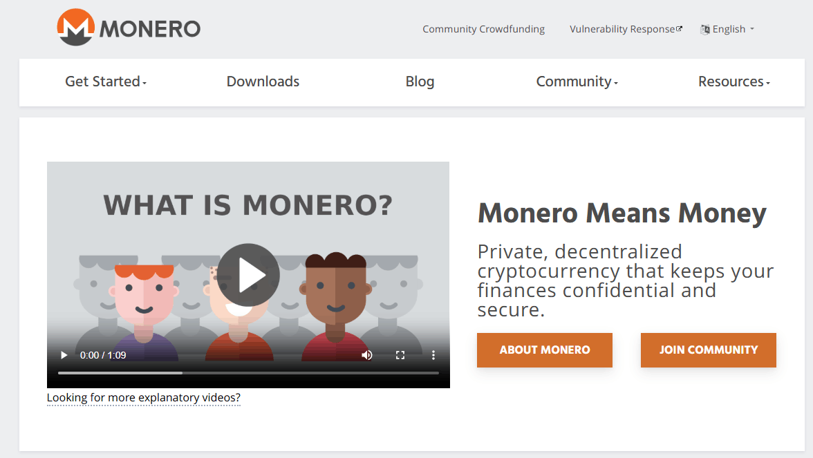 Monero Startseite