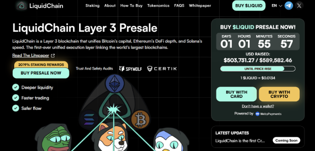 LiquidChain Startseite