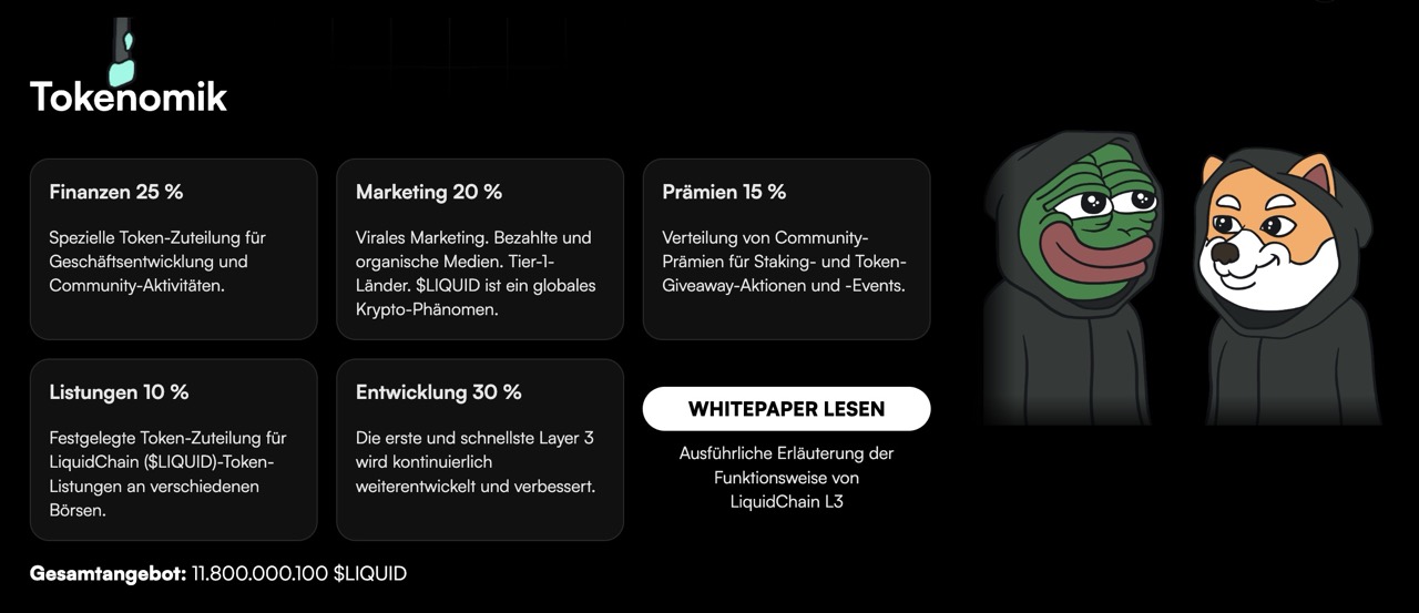 LiquidChain Tokenomics